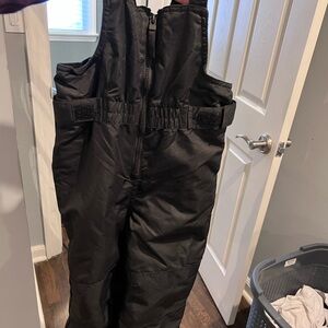 Cat & Jack Black Kids Snow Overalls